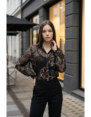 Garde-robe - Blouse - Zwart
