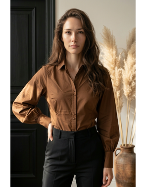 Garde-robe - Blouse - Bruin