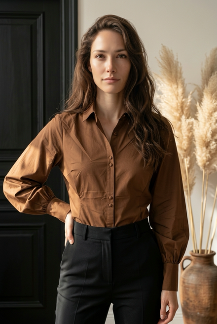 Garde-robe - Blouse - Bruin