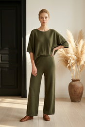 Garde-robe - 2-stuk - Kaki