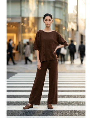 Garde-robe - 2-stuk - Bruin