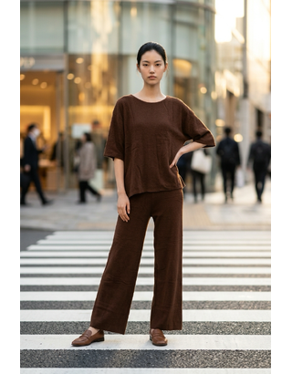Garde-robe - 2-stuk - Bruin