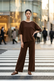 Garde-robe - 2-stuk - Bruin