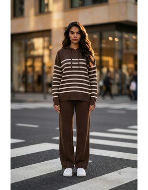 Garde-robe - 2-stuk - Bruin