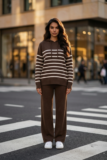 Garde-robe - 2-stuk - Bruin