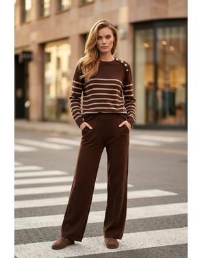 Garde-robe - 2-stuk - Bruin