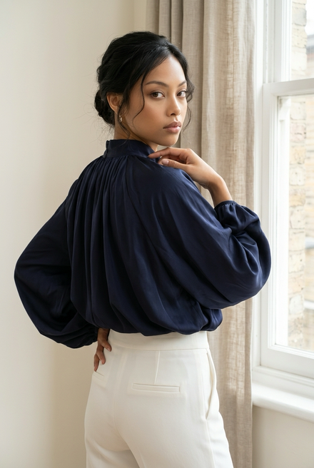 Garde-robe - Blouse - Marine