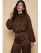Garde-robe - Blouse - Donker bruin