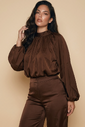 Garde-robe - Blouse - Donker bruin