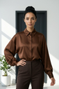 Garde-robe - Blouse - Donker bruin