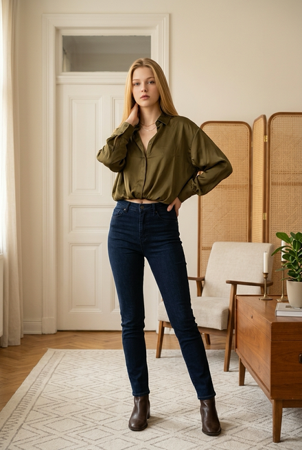 Garde-robe - Blouse - Kaki