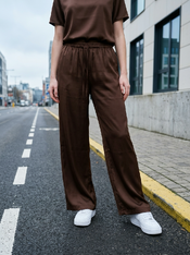 Garde-robe - Lange Broek - Donker bruin