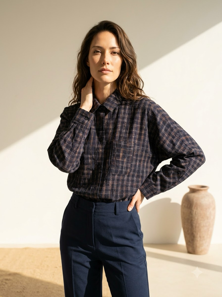 Garde-robe - Blouse - Marine