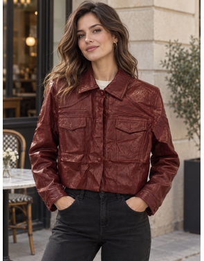 Garde-robe - Jas - Bordeaux