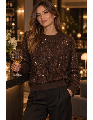 Garde-robe - Pull - Donker bruin