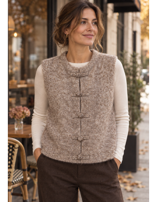 Garde-robe - Gilet - Taupe
