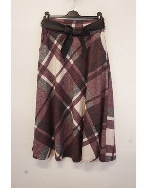 Garde-robe - Lange Rok - Paars