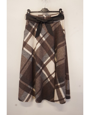 Garde-robe - Lange Rok - Bruin