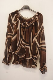 Garde-robe - Top - Zwart-bruin