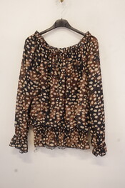 Garde-robe - Top - Zwart-bruin
