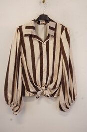 Garde-robe - Blouse - Bruin-wit