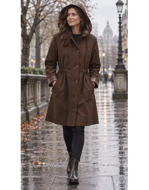 Garde-robe - Mantel - Donker bruin