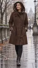 Garde-robe - Mantel - Donker bruin