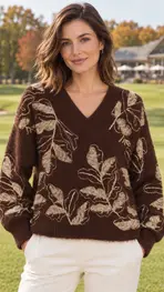 Garde-robe - Pull - Donker bruin