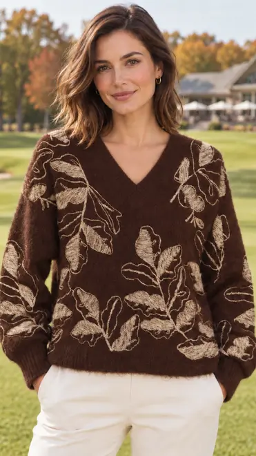 Garde-robe - Pull - Donker bruin