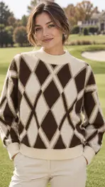 Garde-robe - Pull - Beige-bruin