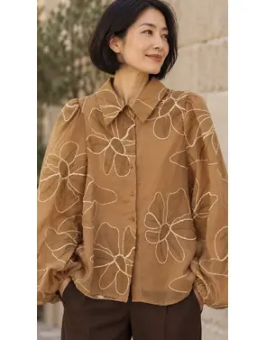 Garde-robe - Blouse - Taupe