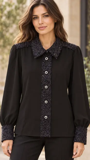 Garde-robe - Blouse - Marine