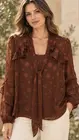 Garde-robe - Blouse - Donker bruin