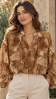 Garde-robe - Blouse - Olijf-groen