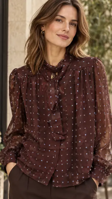 Garde-robe - Blouse - Bordeaux