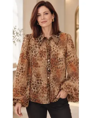 Garde-robe - Blouse - Bruin
