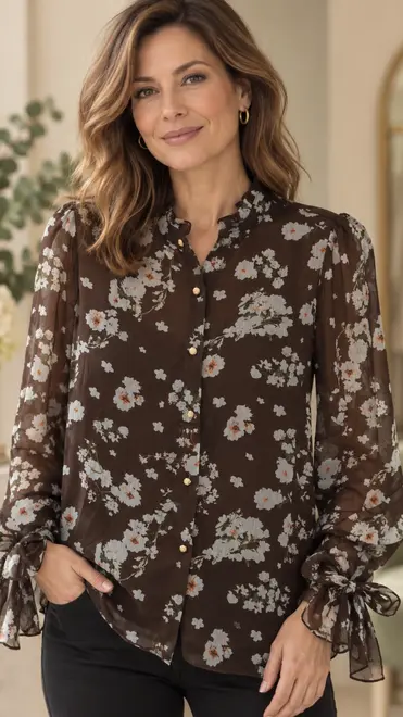 Garde-robe - Blouse - Bruin