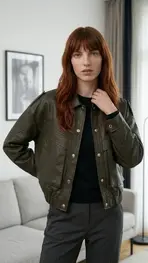Garde-robe - BOMBER - Kaki