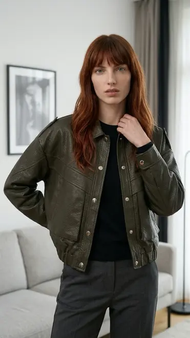 Garde-robe - BOMBER - Kaki