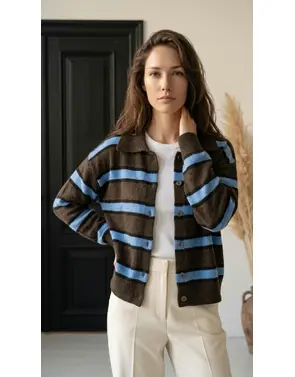 Garde-robe - Gilet - Donker bruin