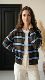 Garde-robe - Gilet - Donker bruin
