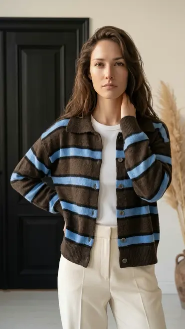Garde-robe - Gilet - Donker bruin