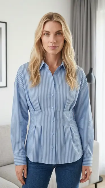 Garde-robe - Blouse - Blauw
