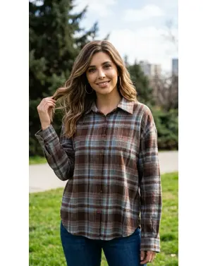 Garde-robe - Blouse - Donker bruin