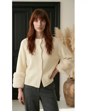 Garde-robe - Gilet - Ecru