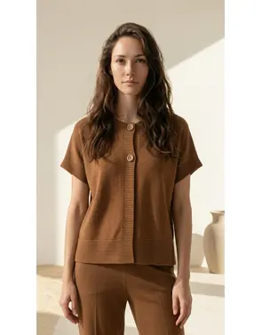 Garde-robe - Gilet - Camel