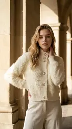 Garde-robe - Gilet - Ecru