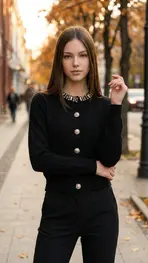 Garde-robe - Gilet - Zwart
