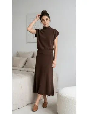 Garde-robe - 2-stuk - Donker bruin