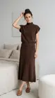 Garde-robe - 2-stuk - Donker bruin